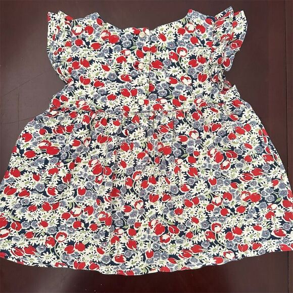 Ralph Lauren Vintage Inspired Baby Girls Preppy Floral Dress Bloomers Size 18 Mo - Picture 8 of 16